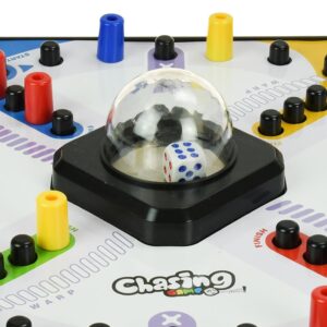 Készségfejlesztő fogócska társasjáték gyerekeknek kupolás dobókockával és színes bábukkal (BBLPJ) - Image 3