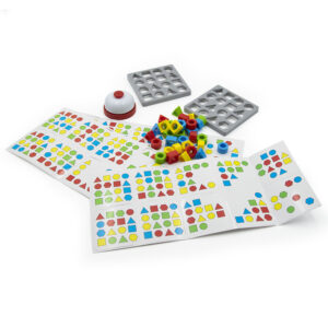 Forma párosító: készségfejlesztő társasjáték gyerekeknek - 64 db-os készlet (BBJ) - Image 4