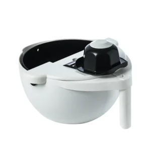 2in1 konyhai szeletelőkészlet és giroszkópos szűrőtál - multifunkciós előkészítő szett gyümölcsökhoz és zöldségekhez (BBV) - Image 8