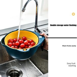 2in1 konyhai szeletelőkészlet és giroszkópos szűrőtál - multifunkciós előkészítő szett gyümölcsökhoz és zöldségekhez (BBV) - Image 9