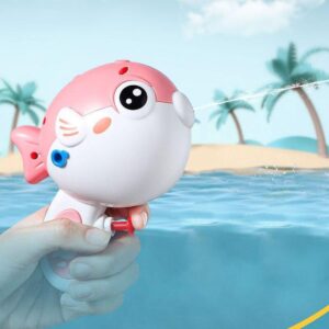 Gömbhal alakú vízipisztoly gyerekeknek úszószemüveggel - rózsaszín (BBJ) - Image 4