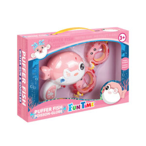 Gömbhal alakú vízipisztoly gyerekeknek úszószemüveggel - rózsaszín (BBJ) - Image 5