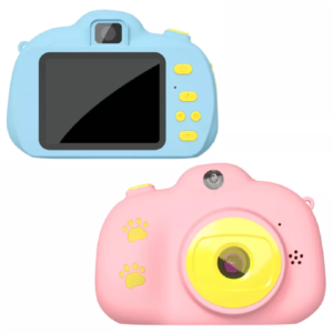 Digitális gyermek kamera, strapabíró fényképezőgép - kék  (BBV) - Image 7