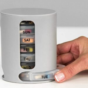 Gyógyszeradagoló torony a hét minden napjára - gyógyszerek, vitaminok, étrend kiegészítők rendszerezésére és tárolására (BBM) - Image 5