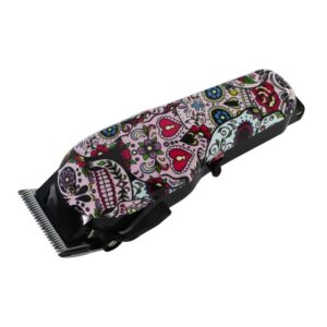 Professzionális hajnyíró színes grafikai mintával - 3 cserélhető fejjel, beépített akkumulátorral (BBV) - Image 5