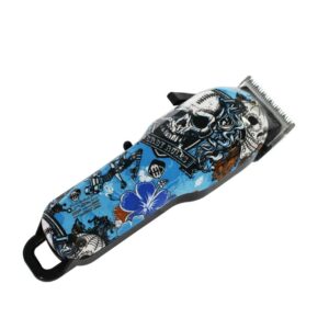 Professzionális hajnyíró színes grafikai mintával - 3 cserélhető fejjel, beépített akkumulátorral (BBV) - Image 6