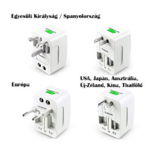 Univerzális hálózati átalakító - a világ minden országában használható utazó adapter, dugvilla (BBL) - Image 6