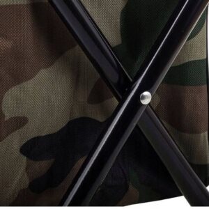 2in1 terep mintás horgász szék és táska - 100 kg teherbírású összecsukható és hordozható kempingszék tágas tárolórésszel (BBL) - Image 4