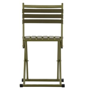 2in1 szék és sámli - háttámlával és háttámla nélkül használható, összecsukható kempingszék fém kerettel - horgász szék 120 kg-ig - khaki (BBL) - Image 5