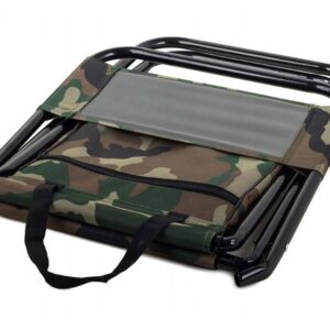 2in1 terep mintás horgász szék és táska - 100 kg teherbírású összecsukható és hordozható kempingszék tágas tárolórésszel (BBL) - Image 7