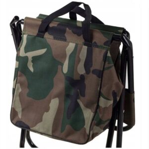 2in1 terep mintás horgász szék és táska - 100 kg teherbírású összecsukható és hordozható kempingszék tágas tárolórésszel (BBL) - Image 8