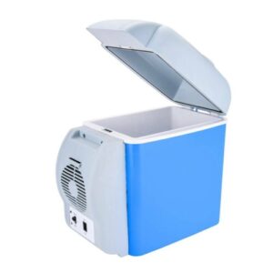 2in1 elektromos frissen tartó készülék utazáshoz - autós hűtőtáska és élelmiszer melegítő - vállpánttal és 3 pohártartóval a tetején - 7,5L, 65W (BBV) - Image 14