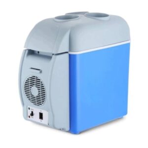 2in1 elektromos frissen tartó készülék utazáshoz - autós hűtőtáska és élelmiszer melegítő - vállpánttal és 3 pohártartóval a tetején - 7,5L, 65W (BBV) - Image 15