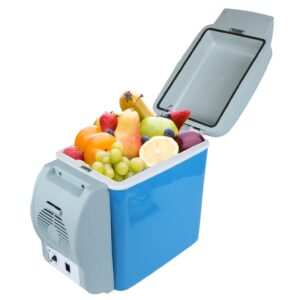 2in1 elektromos frissen tartó készülék utazáshoz - autós hűtőtáska és élelmiszer melegítő - vállpánttal és 3 pohártartóval a tetején - 7,5L, 65W (BBV) - Image 9