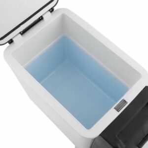 2in1 elektromos frissen tartó készülék utazáshoz - autós hűtőtáska és élelmiszer melegítő - vállpánttal és 3 pohártartóval a tetején - 7,5L, 65W (BBV) - Image 11