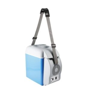 2in1 elektromos frissen tartó készülék utazáshoz - autós hűtőtáska és élelmiszer melegítő - vállpánttal és 3 pohártartóval a tetején - 7,5L, 65W (BBV) - Image 13