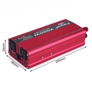 Feszültségátalakító inverter autókhoz és napelemekhez túlterhelés elleni védelemmel – 2000W (THM) - Image 4