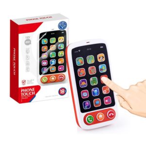 Zenélő, nyomkodható játék telefon - interaktív, elemes okostelefon szórakoztató és készségfejlesztő funkciókkal gyerekeknek (BBJ) - Image 3