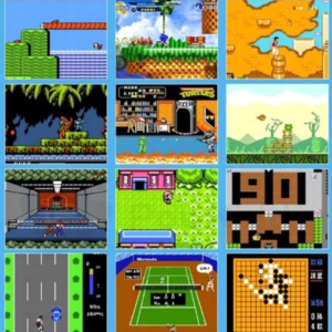 Retro MSK játékkonzol - 620 beépített játékkal - 2 db kontrollerrel (BBV) - Image 4