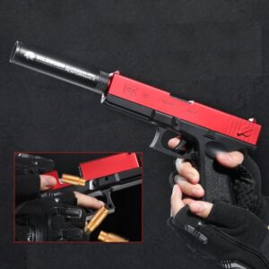 Lenyűgözően valósághű félautomata játékpisztoly töltényekkel és felszerelhető hangtompítóval (BBJ) - Image 3