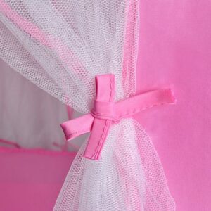 Összecsukható játszósátor gyerekeknek – rózsaszín (BBJ) - Image 3