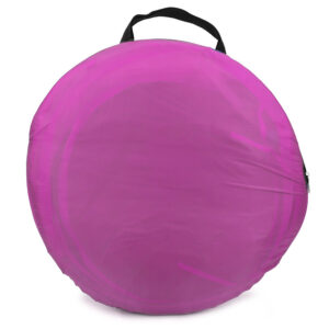 3 részes, összecsukható, vár alakú játszósátor szett csillag mintás anyagból - 178 x 152 x 203 cm, rózsaszín (BBJ) - Image 6