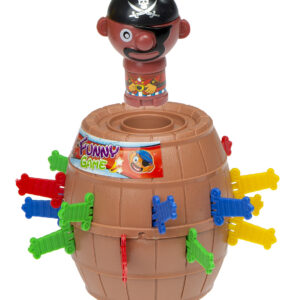 Kalózos játék - ügyességi társasjáték 16 színes játék karddal, hordóval és kalóz fejjel (BBJ) (BBMJ) - Image 3