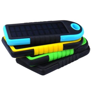 Napelemes külső akkumulátor - karabinerrel táskára rögzíthető powerbank - 5000 mAh (BBV) - Image 5