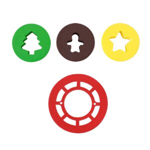 Karácsonyi tésztakiszúró szett mézeskalácshoz, süteményhez, kekszekhez - ünnepi mintákkal (BBKM) - Image 4