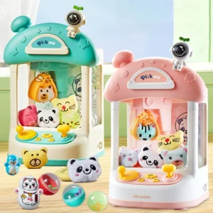 Mini markológép kihalászható plüssállatokkal - zenélő, világító játékgép gyerekeknek (BBJ) - Image 3