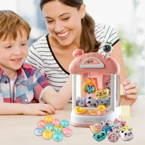 Mini markológép kihalászható plüssállatokkal - zenélő, világító játékgép gyerekeknek (BBJ) - Image 5