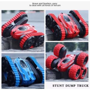 Kétoldalas kaszkadőrautó távirányítóval / RC versenyautó (BBJ) - Image 5