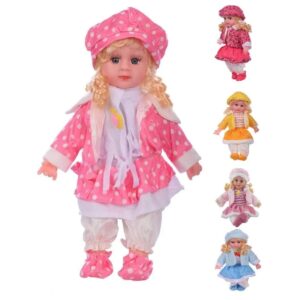 Magyarul éneklő hajas Kati baba óriás szempillával – 52 cm (BBJ) - Image 4