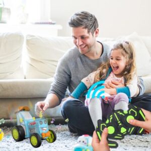 Kerge kocsi - jópofa, ugráló-táncoló távirányítós kaszkadőrautó gyerekeknek fény- és hanghatásokkal (BBJ) - Image 4