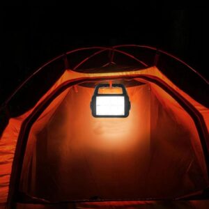 Napelemes és USB-ről is tölthető 2in1 LED kézilámpa és power bank - szuper erős, multifunkciós munkalámpa (BBV) - Image 4