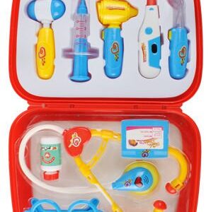 Kis méretű hordozható orvosi készlet hanghatásokkal orvosi táskában - oktató játék (BBJ) - Image 8