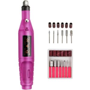 Mini elektromos körömcsiszológép 11 darabos kiegészítő szettel és USB kábellel (BBV) - Image 6