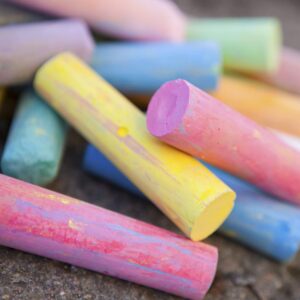 20 db-os, vidám színű aszfaltkréta készlet praktikus tárolóvödörben (BBJ) - Image 3