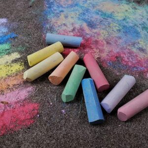 20 db-os, vidám színű aszfaltkréta készlet praktikus tárolóvödörben (BBJ) - Image 4