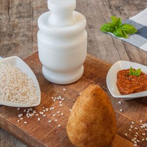 Univerzális töltött gombóc és krokett készítő eszköz 3 fejjel - csepp gömb és ovális forma (BBM) (FX) - Image 10