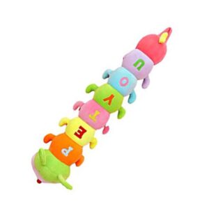 Hatalmas 3in1 szivárvány hernyó - 12 lábú színes plüss kukac - alvóka, játék és kiságy párna - 70 cm (BBJ) - Image 8