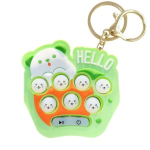 Kulcstartóra akasztható, elemes POP IT játék - unaloműző, stressz csökkentő nyomkodható kütyü (BBJ) - Image 14