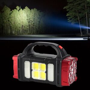 HB-1678 extra erős fényű, 108 LED-es, napelemes kézilámpa és power bank - praktikus lámpa kempingezéshez, horgászathoz, szereléshez (BBD) - Image 5