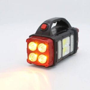 HB-2678 extra erős fényű, 62 LED-es, napelemes kézilámpa és power bank - praktikus lámpa kempingezéshez, horgászathoz, szereléshez (BBD) - Image 5