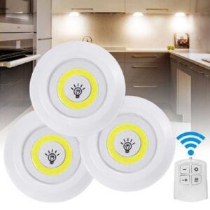 3 darabos vezeték nélküli led lámpa szett távirányítóval (BBL) - Image 4