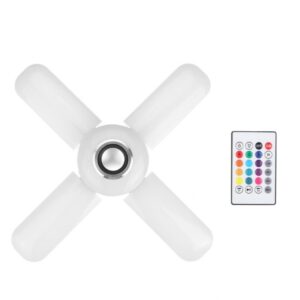 E27 foglalatú összecsukható RGB LED izzó beépített hangszóróval + távirányítóval (BBV) - Image 4