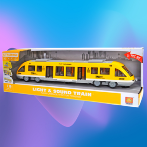 43 cm hosszú lendkerekes játék vonat élethű hanghatásokkal, nyitható ajtókkal és világító utastérrel (BBMJ) (BBJ) - Image 5
