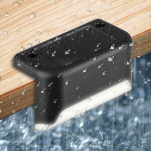 4 db-os lépcsőkorlátra helyezhető szolár lámpa - vízálló, környezetbarát megoldás teraszra, kertbe (BBV) - Image 6