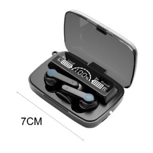 M19 vezeték nélküli bluetooth headset digitális kijelzővel, töltődobozban (BBV) - Image 7