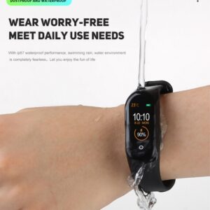 M5-6 Bluetooth LCD kijelzős vízálló okoskarkötő (BBV) - Image 4